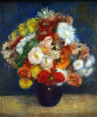 Картина цветов Огюста Ренуара: "Букет хризантем"