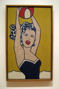Рой Лихтенштейн, Девушка с мячом. Музей современного искусства в Нью-Йорке